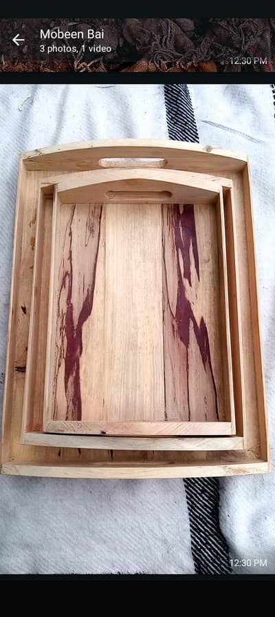 wooden tray
