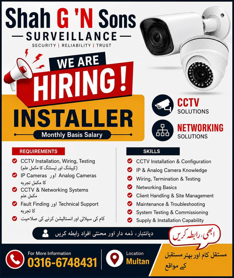 CCTV installer 1