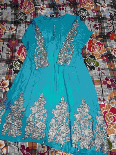 One time wear dress for sale with handwork