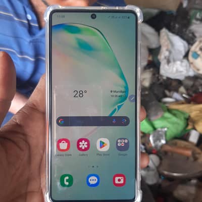 samsung not 10 lite  sale and ex change