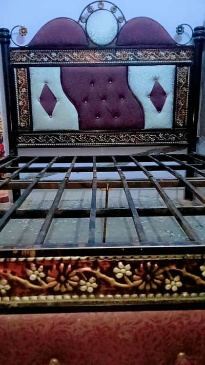 iron bed for sale condition pics ma dekh le