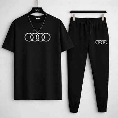 Audi logo 2 piece Tracksuit Delivery free all over pakistan