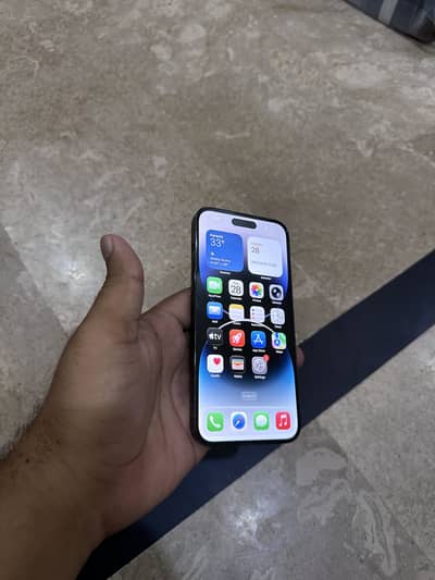 Iphone 14pro max jv non PTA 128gb totall geniun waterpack