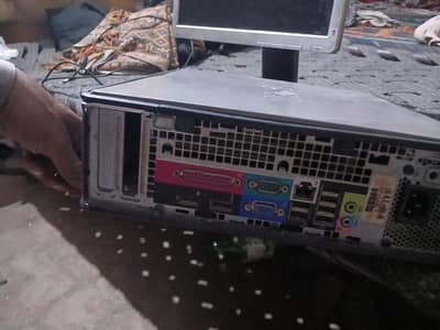 complete computer set with mouse keyboard