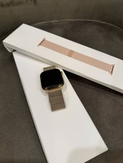 Apple watch series 10 Gold Titanium SS with M/L loop