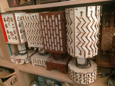 wood hanging lamp