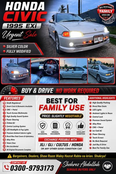 Honda Civic EXi 1995