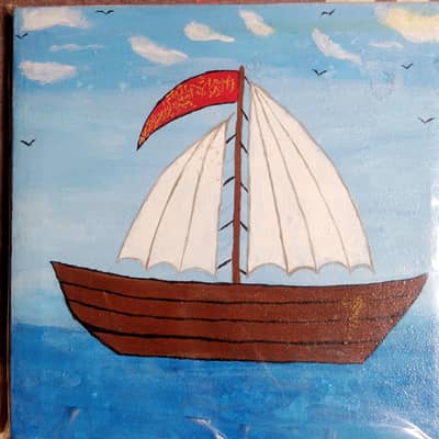 Boat painting