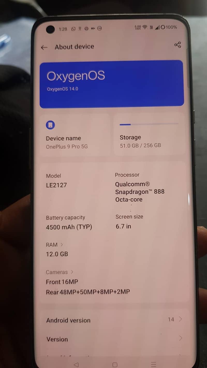 One Plus 9 Pro 7