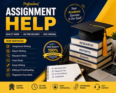 Professional Assignment Help, Report Writing & Online Tutoring