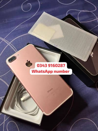 iphone 7 plus pta approved 128gb with complete box