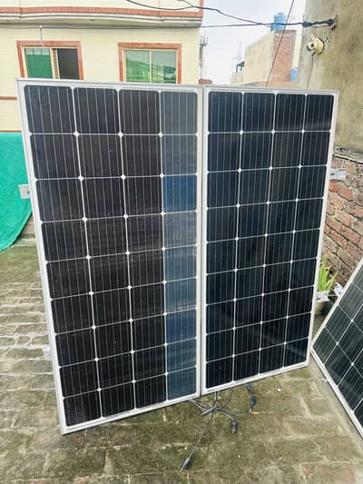 4 solar plates with inverter