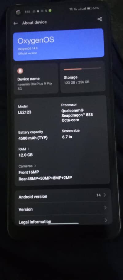 One Plus 9 Pro