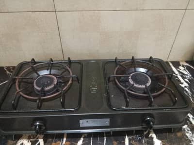 Original NASGAS Gas Stove 8 months used only stainless heavy body.