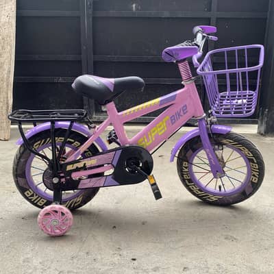 Super Bike Kids Bicycle with Training Wheels