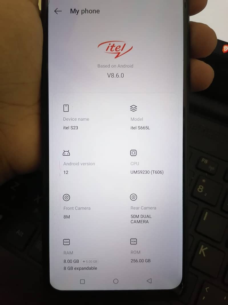 Itel S23 16/256 2