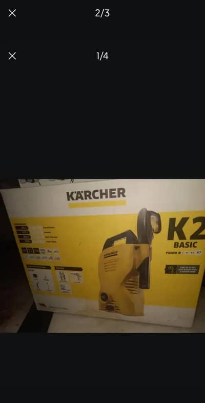 New Karcher k2 pressure washer with bundle car care