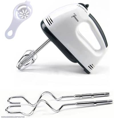stainless steel hand mixer 7 speeds white black