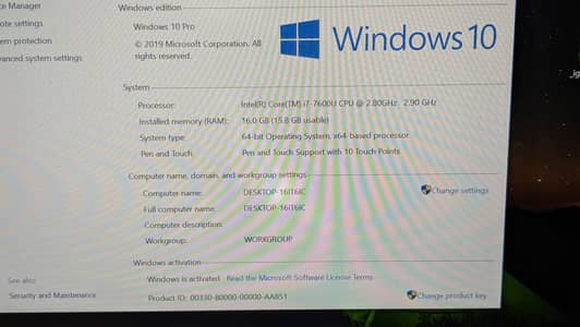 Thinkpad X1 Yoga | i7 7th generation