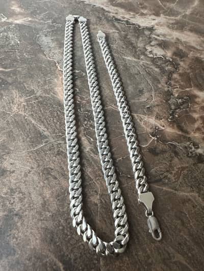 Chandi chain waight 150 garam