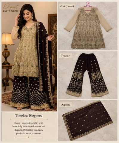 bridal dress 3 piece