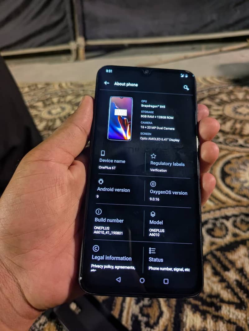 One Plus 6T 2