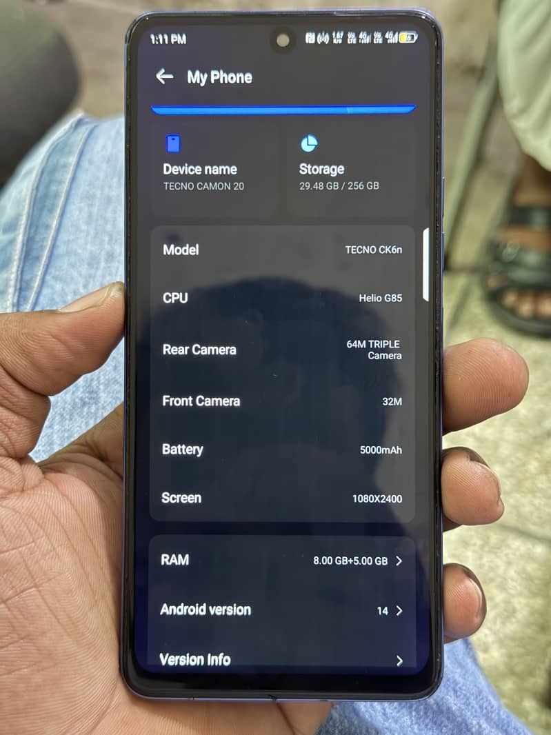 Tecno CAMON 20 1