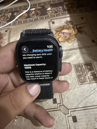 Apple watch ultra 2 like new condition 100% battry for sell