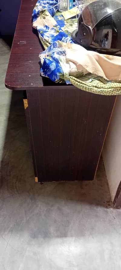 iron stand with cabinet