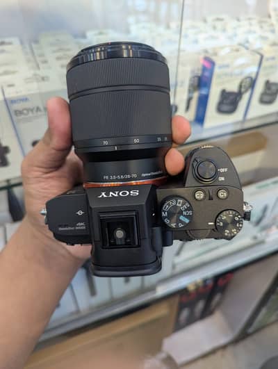 A7iii with kit lens like new