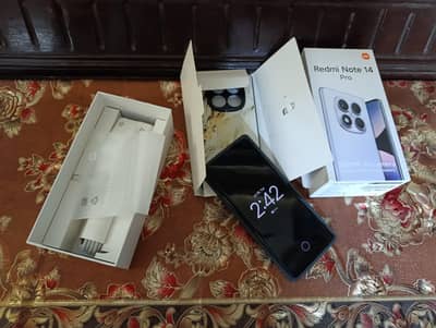Xiaomi Redmi Note 14 pro(12GB/512GB) 10/10 Pin Pack Condition|PTA APPR