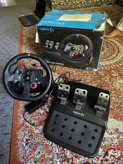 Logitech g29 racing wheel. Ps4 ps5 pc version