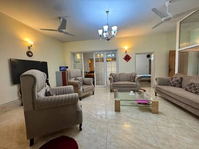 F-10 Excellent 600 SQY Fully Furnished Triple Story House Along With Basement And Solar System All New Proper 9 Bedrooms, Proper 9 Attached Bathrooms Modern Fittings Along With Tile And Wooden Flooring