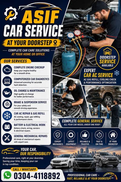 Car Mechanic at Your Doorstep | Complete Car Service