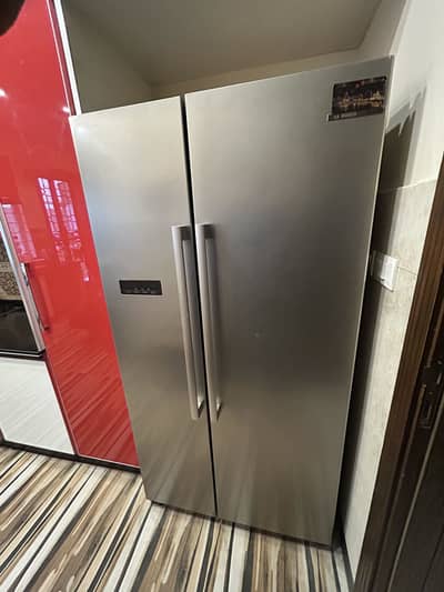 Bosch Side by Side Double Door Refrigerator - Stainless Steel