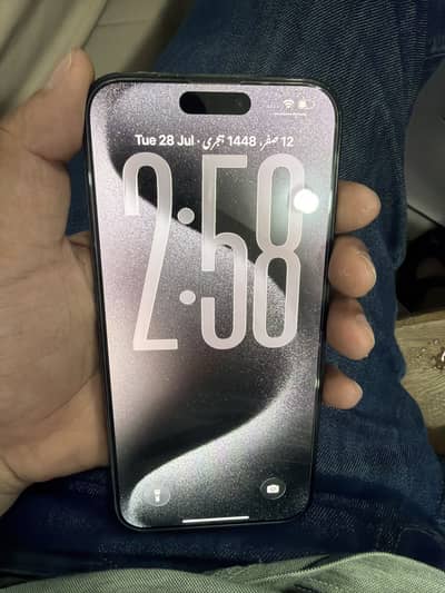 I phone 15 pro max factory unlockd