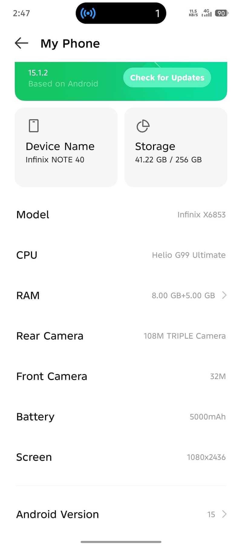 Infinix Note 40 2