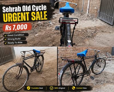 Sohrab Old cycle . urgent Sale