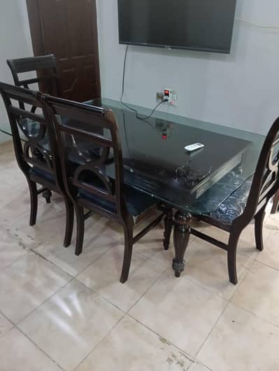 Dining table 6 chairs