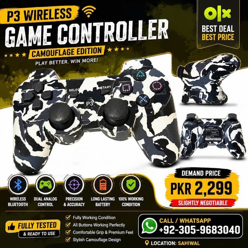 P3 Wireless Game Controller 0