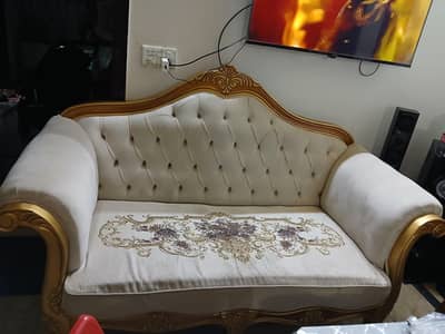 off white sofa