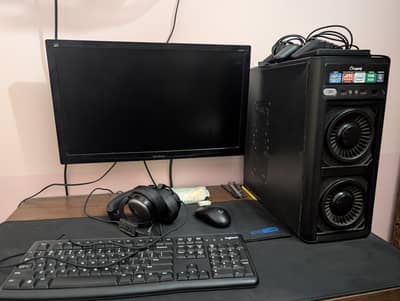Core I7-4770k With Amd Rx 580 8gb And 24 Inch 1080p Display led