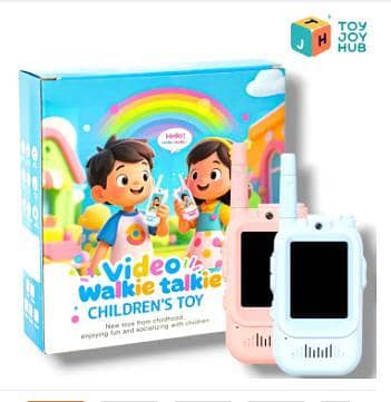 Walkie Talkie 2Pc Video Call Walkie talkie Toy For Kids Best Gift For Kids Smooth Video Call Function Voice Msg Pitchers Sending Function Rechargeable Walkie talkie Toy For Kids Best Gift For Both Girls And Boys