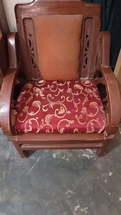 Wooden sofa