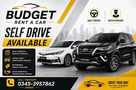 Budget Rent A Car | Self Drive & With Driver Car Rental Services