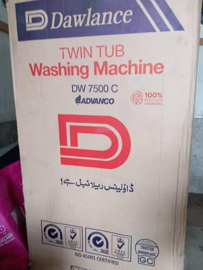 Brand new Dawlance washing machine & dryer