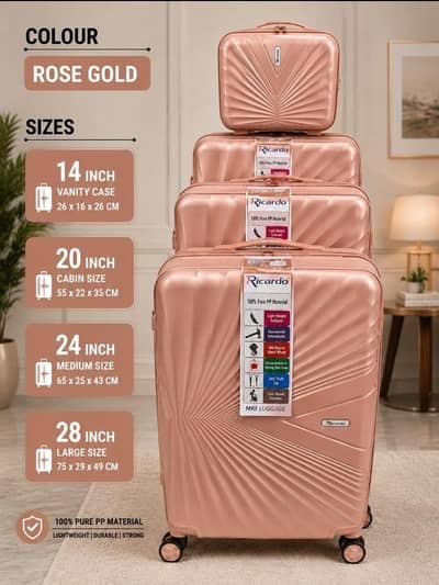 Luggage - 20+24+28 - Travel bags - imported suitcase- 0313-789-6026