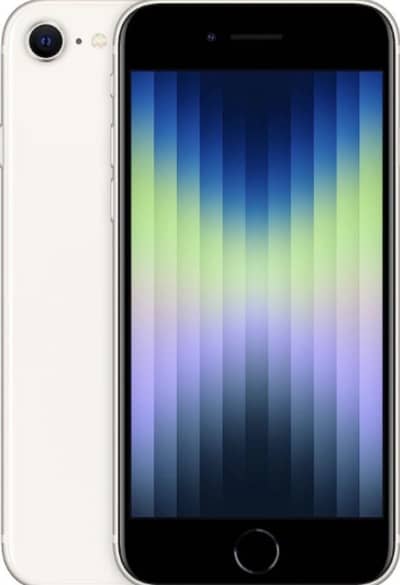 Apple iPhone SE 3rd gen white colour full org sim time b ha