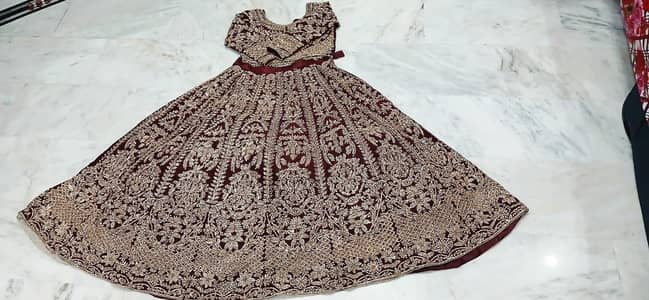 Barat lehnga luxury style silk