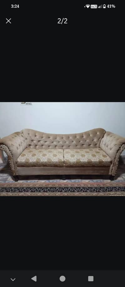 off white sofa